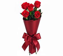 Букет 5 Красных роз Эдлесс Лав в Марково