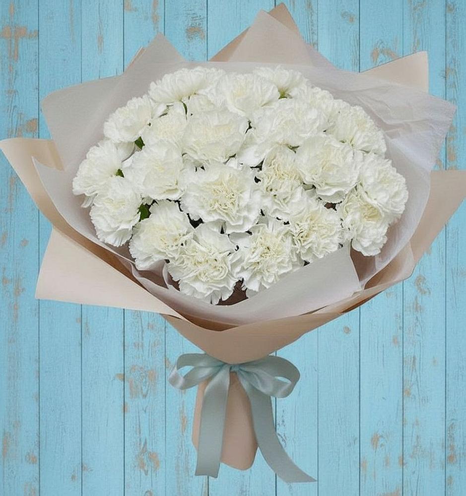 Букет цветов из: Гвоздики в Марково