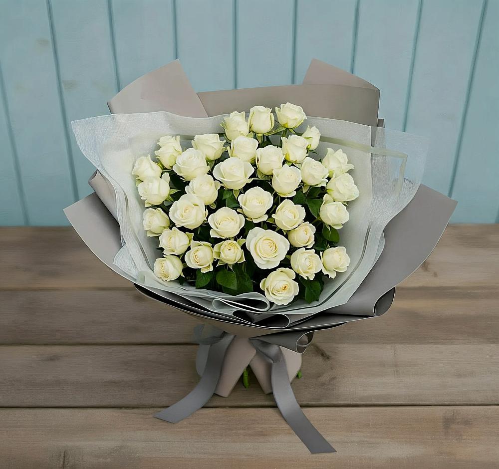 Букет Белоснежная нежность в Марково