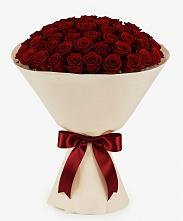 Букет 101 Бордовая роза Блэк Бакарра в Марково