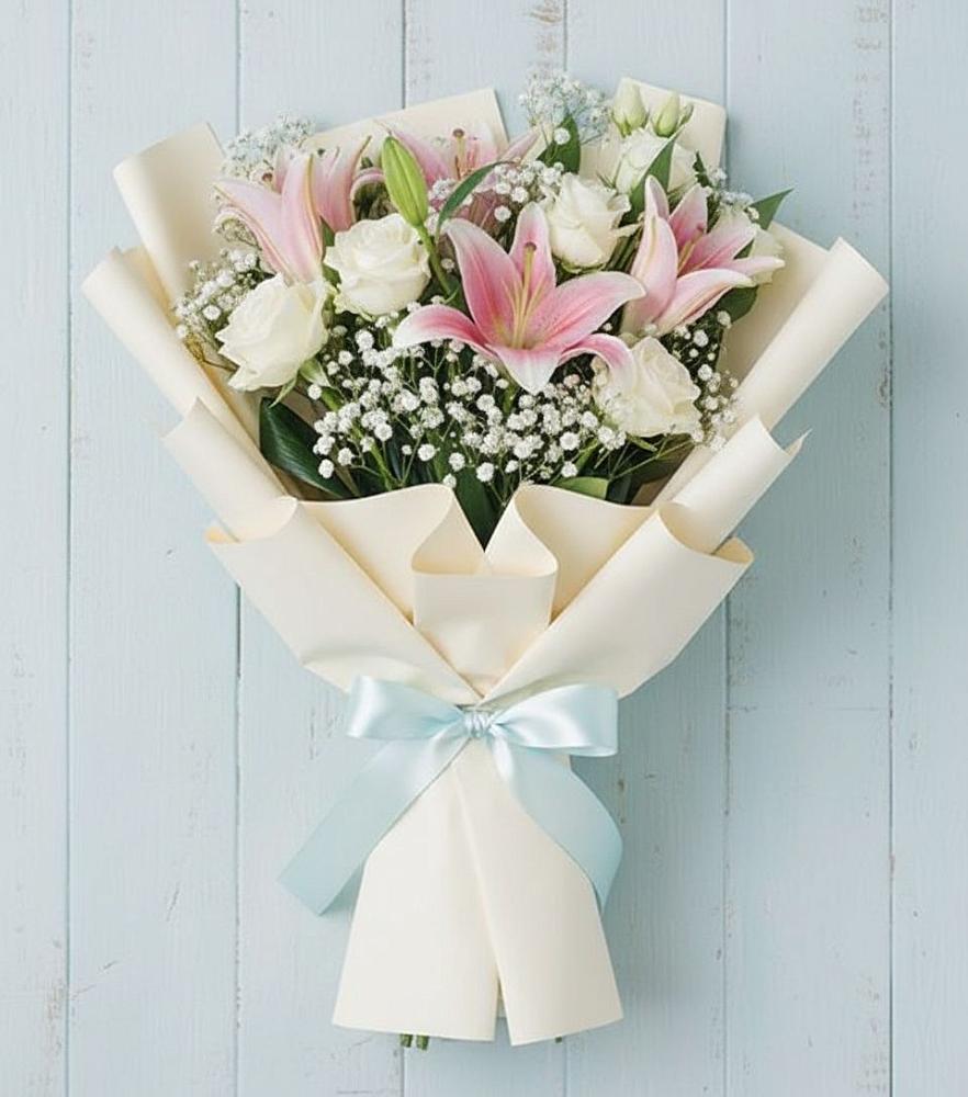 Букет цветов из: Лилии в Марково