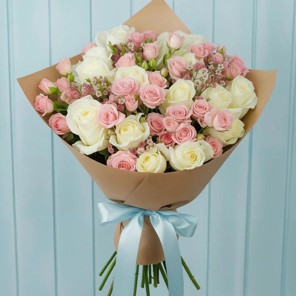 Букет цветов из: Розы в Марково