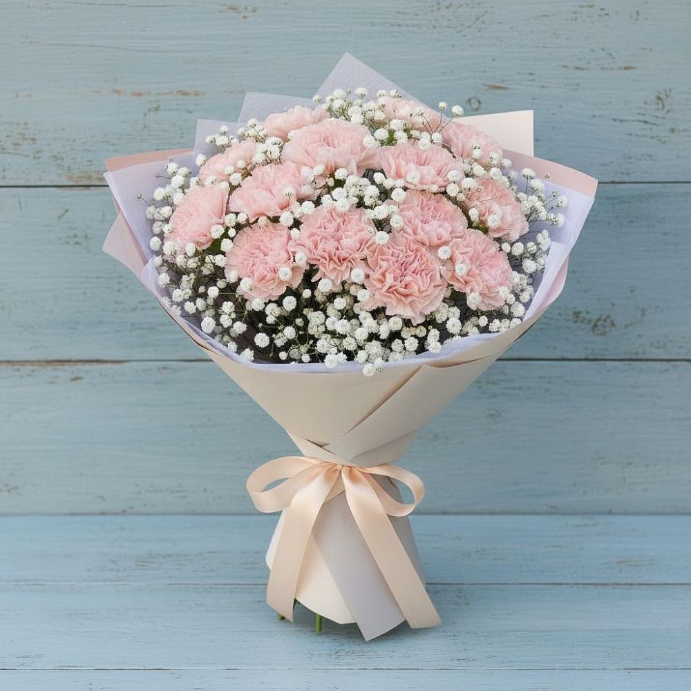 Букет цветов из: Гвоздики в Марково