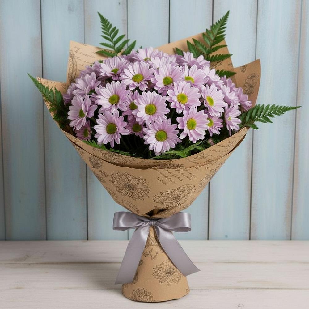 Букет цветов из: Хризантемы в Марково
