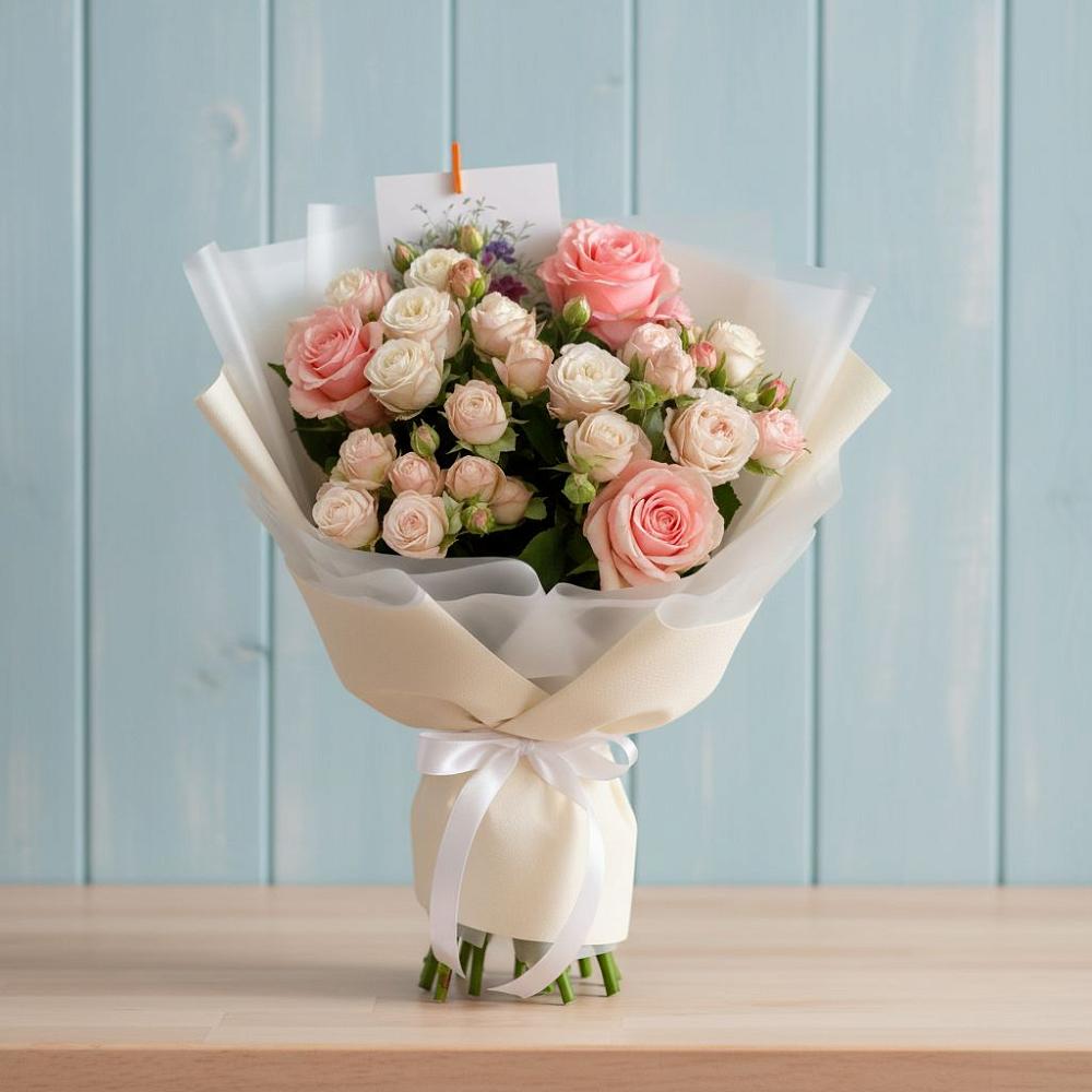 Букет цветов из: Розы в Марково