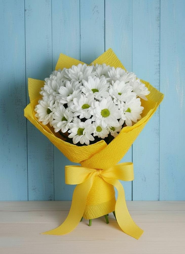 Букет цветов из: Хризантемы в Марково