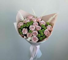 Букет цветов из:  Розы и Хризантемы в Марково