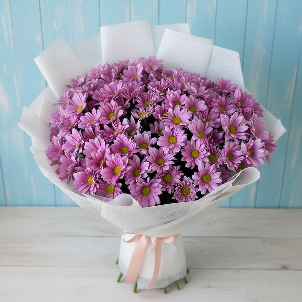 Букет цветов из: Хризантемы в Марково