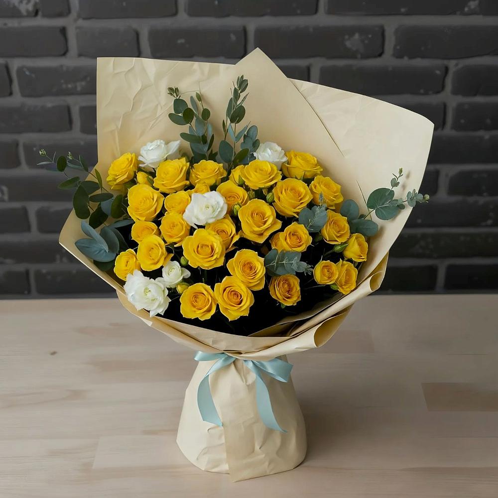 Букет цветов из: Розы в Марково