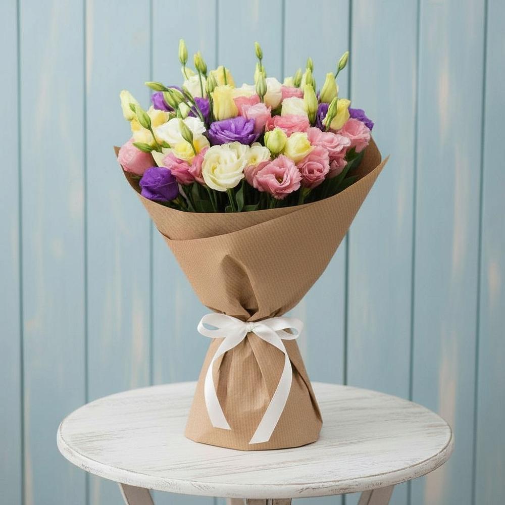 Букет цветов из: Лизиантусы в Марково