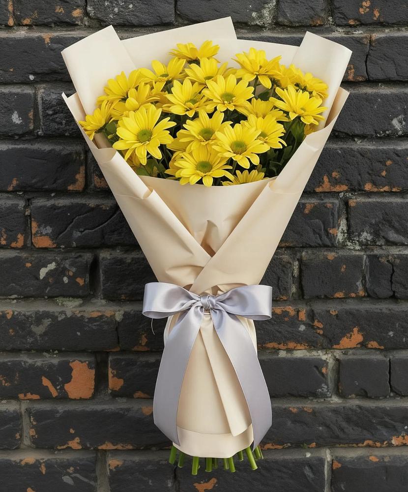 Букет цветов из: Хризантемы в Марково