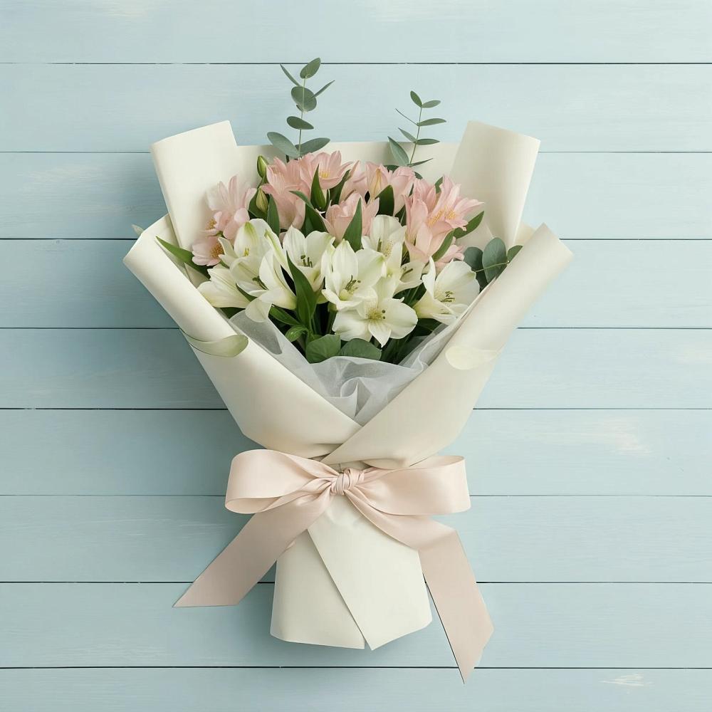 Букет цветов из: Альстромерии в Марково