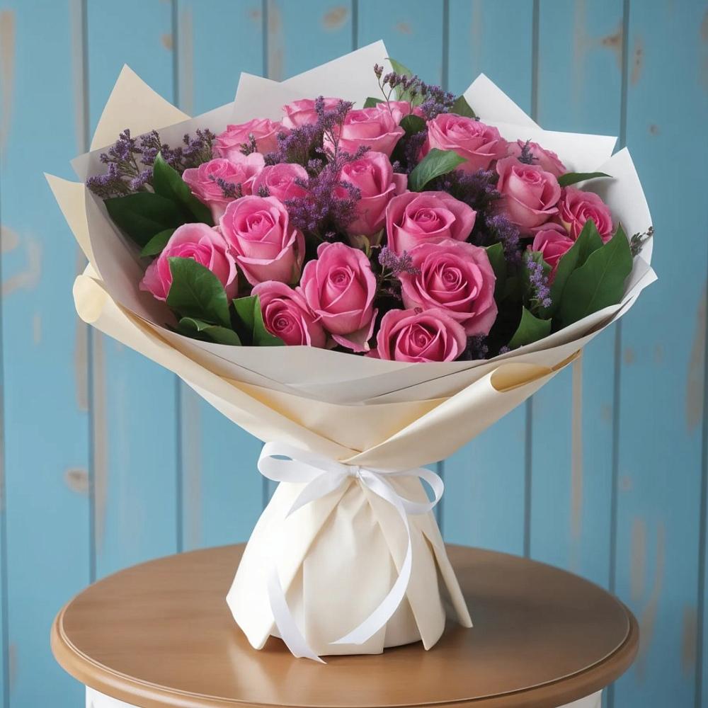 Букет цветов из: Розы в Марково