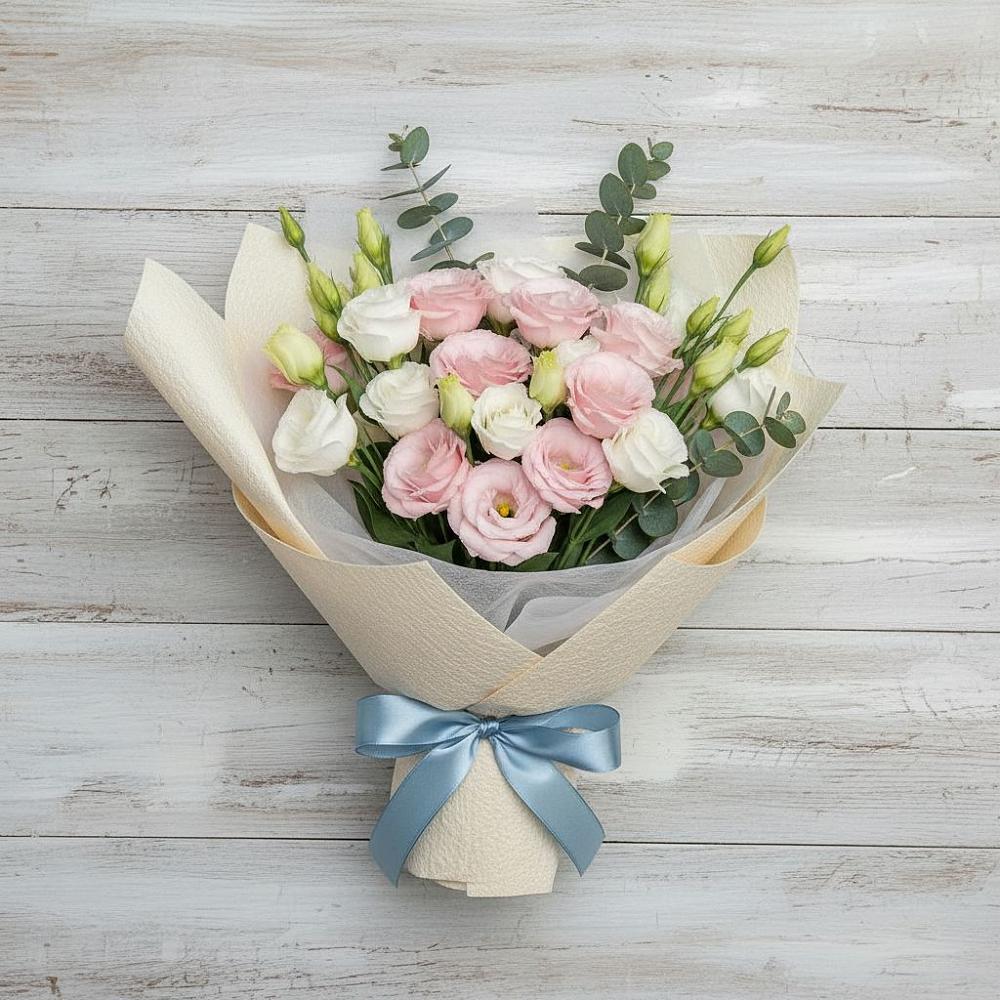 Букет цветов из: Лизиантусы в Марково